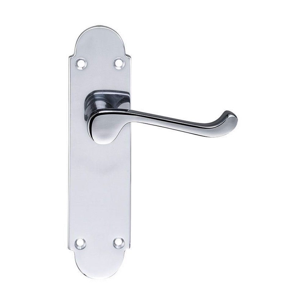 Oxford Lever Latch 170mm x 42mm Polished Chrome